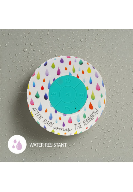 Vodeodolný bezdrôtový reproduktor Legami Singing In The Shower - Shower Speaker Water Resistant - After Rain