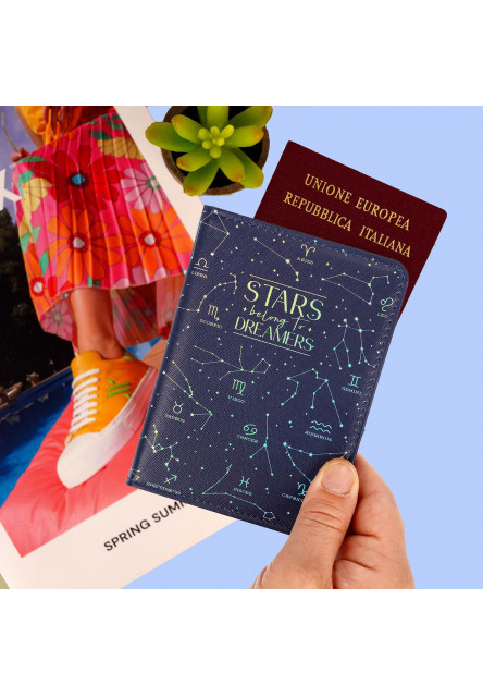 Púzdro na pas Legami Passport Holder - Stars