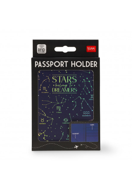 Púzdro na pas Legami Passport Holder - Stars