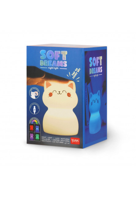 Nabíjacie nočné svetlo Legami Soft Dreams - Rechargeable Night Light - Kitty