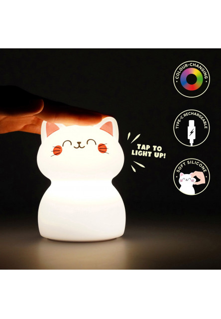 Nabíjacie nočné svetlo Legami Soft Dreams - Rechargeable Night Light - Kitty
