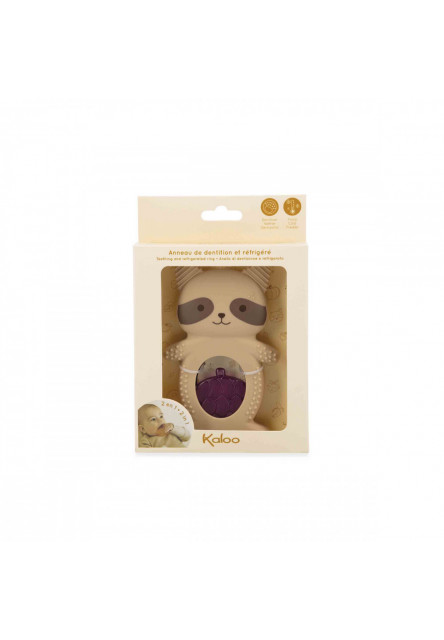 Grignoti Silikónové hryzátko s chaldiacim efektom Medvedík mýval