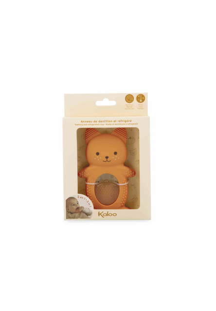 Grignoti Silikónové hryzátko s chaldiacim efektom Veverička