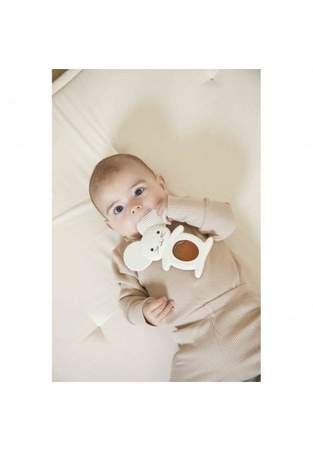 Grignoti Silikónové hryzátko s chaldiacim efektom Myška