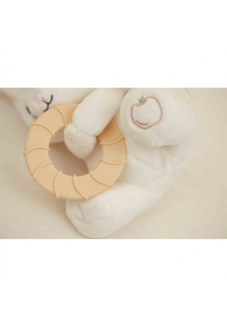 Grignoti Plyšová hračka pre bábätká s hryzátkom Myška