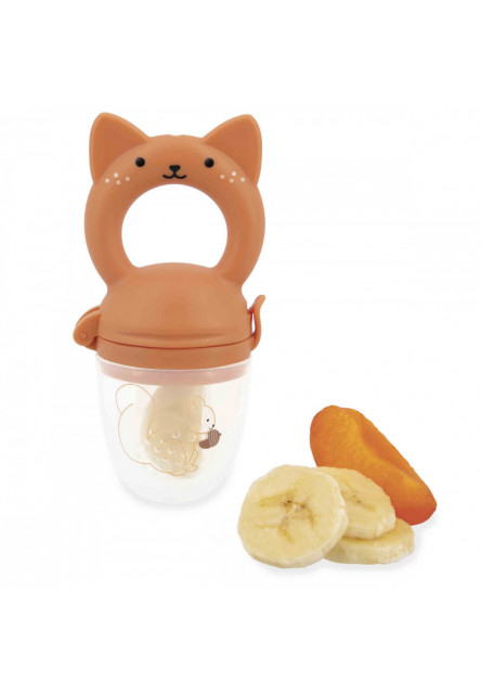 Grignoti Sada pre prvé príkrmy - Podbradník a cumlík na papanie kašičiek