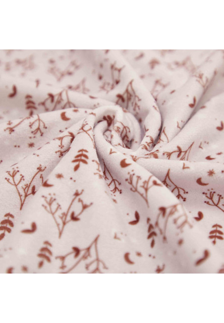 Lapinoo Jemná deka s možnosťou upevnenia k autosedačke terracotta