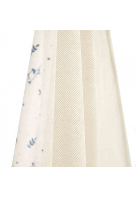 Lapinoo Jemná deka s možnosťou upevnenia k autosedačke krémová