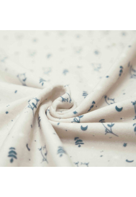 Lapinoo Jemná deka s možnosťou upevnenia k autosedačke krémová