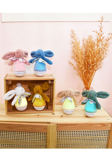 Hudobné nočné svetlo Zajačik biely