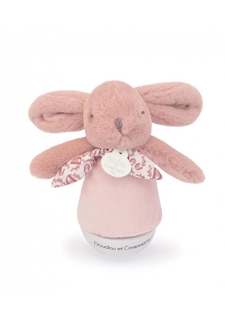 Hudobné nočné svetlo Zajačik ružový