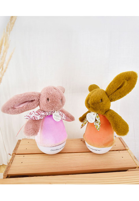 Hudobné nočné svetlo Zajačik ružový