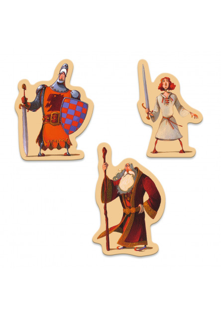 Rozprávkové puzzle Kráľ Artuš 100 ks