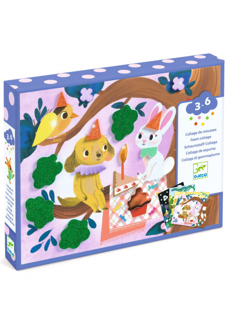 Penové koláže Trblietavé oslavy