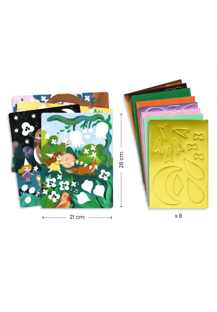 Penové koláže Trblietavé oslavy