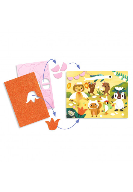 Penové koláže Trblietavé oslavy