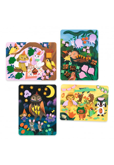 Penové koláže Trblietavé oslavy