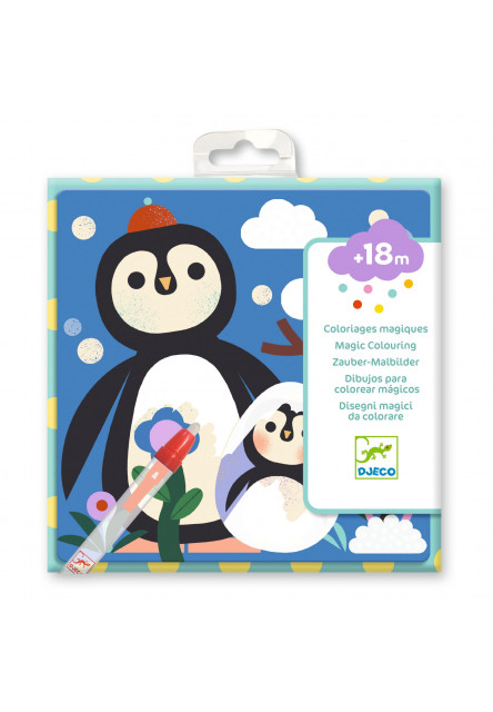 Magické vyfarbovanie vodou Zvieratká a mláďatká