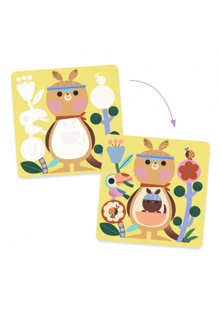 Magické vyfarbovanie vodou Zvieratká a mláďatká