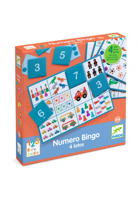 Hry na počítanie Numero Bingo