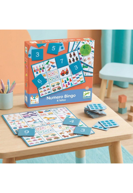 Hry na počítanie Numero Bingo
