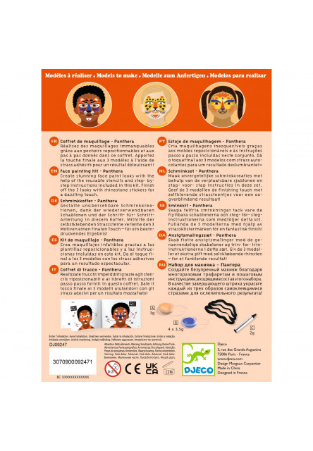 Farby na tvár Panter