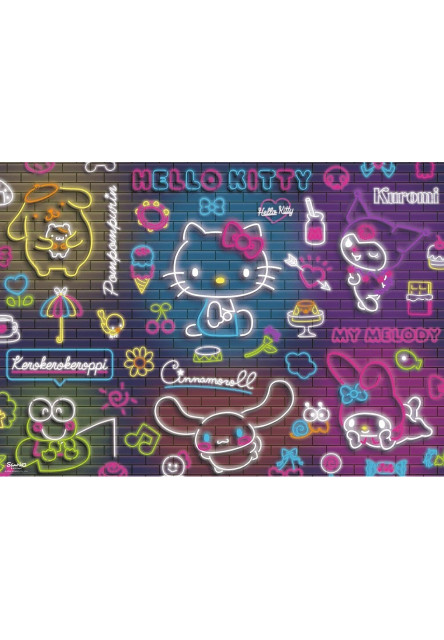 Trefl Puzzle 500 Hello Kitty neonová