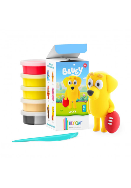 Hey Clay Bluey Lucky