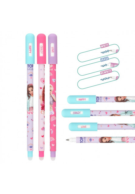 Zmazateľné pero modré