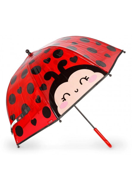 Detský dáždnik Legami kid’s umbrella - dancin' in the rain ladybug - Lienka