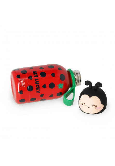 Fľaša Legami kids’ vacuum bottle - hot&cold bff ladybug - Lienka 310 ml