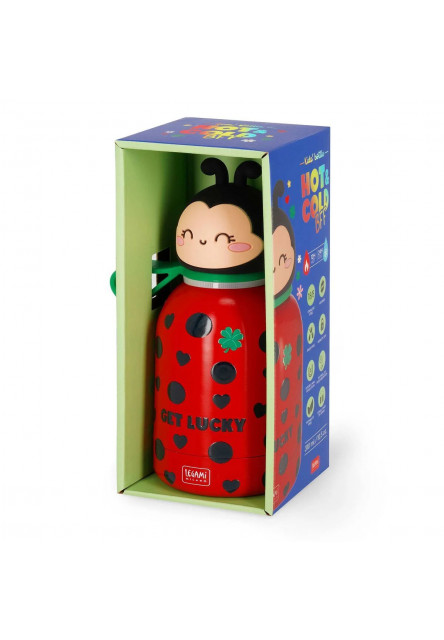 Fľaša Legami kids’ vacuum bottle - hot&cold bff ladybug - Lienka 310 ml