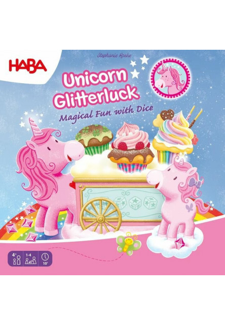 Spoločenská hra pre deti Jednorožec zábava s kockami
