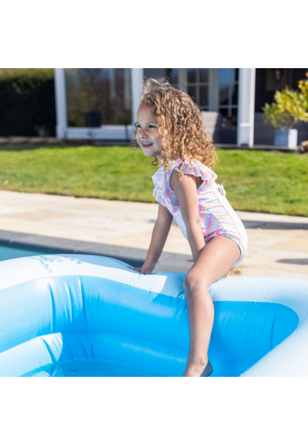 Nafukovací bazén obdĺžnik Modrý 211 cm