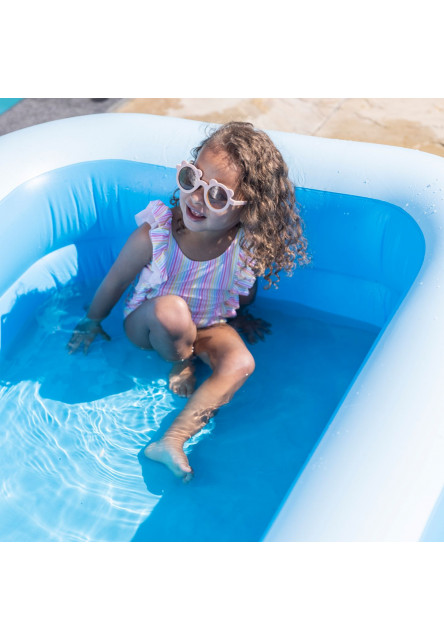 Nafukovací bazén obdĺžnik Modrý 211 cm