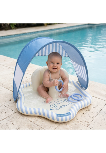 Vodná podložka so strieškou pre najmenších Surfer 76 cm