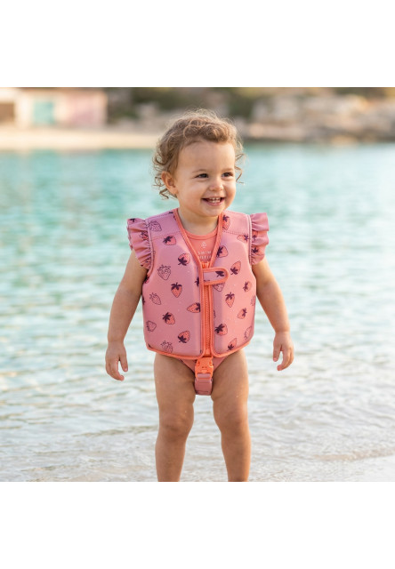 Plávacia vesta pre deti Strawberry 1-2 roky
