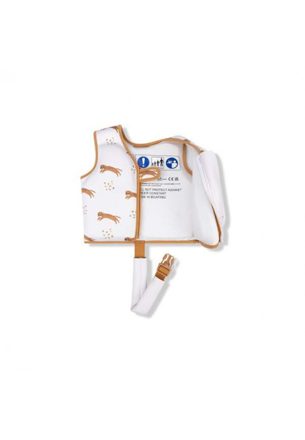 Plávacia vesta pre deti Brown Leopard 2-3 roky