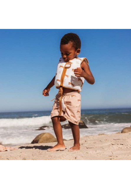 Plávacia vesta pre deti Brown Leopard 2-3 roky