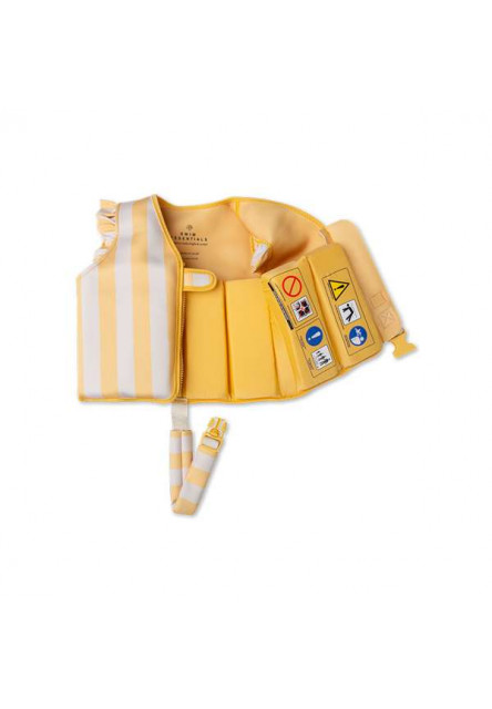Plávacia vesta pre deti Yellow Flower 2-3 roky