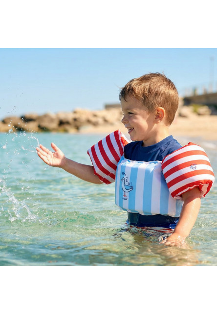 Plávacia vesta s rukávnikmi Little Seagull 2-6 rokov