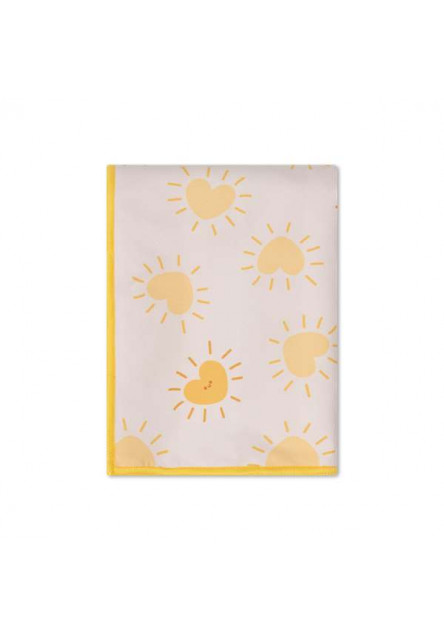 Plážový uterák z mikrovlákna Yellow Flower 135 x 65 cm