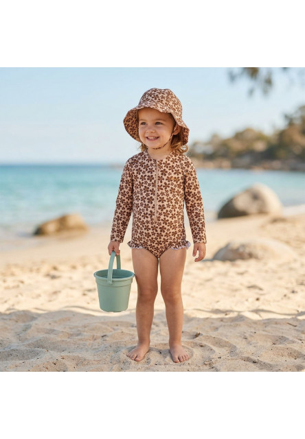 Plavky s dlhým rukávom s UPF 50+ Wild Flower