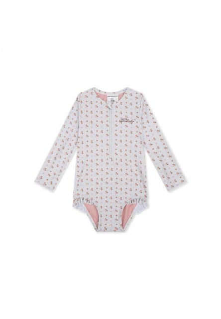 Plavky s dlhým rukávom s UPF 50+ Cozy Hearts