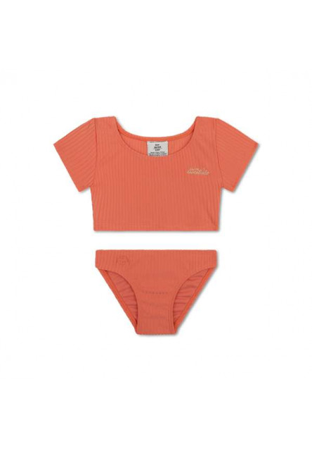 Bikini Crop Top s UPF 50+ Pink Bay