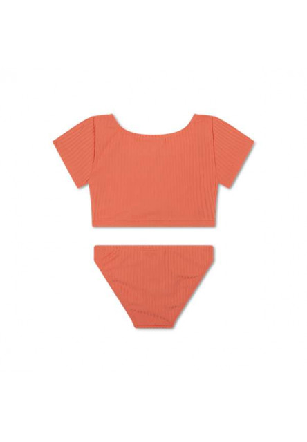 Bikini Crop Top s UPF 50+ Pink Bay