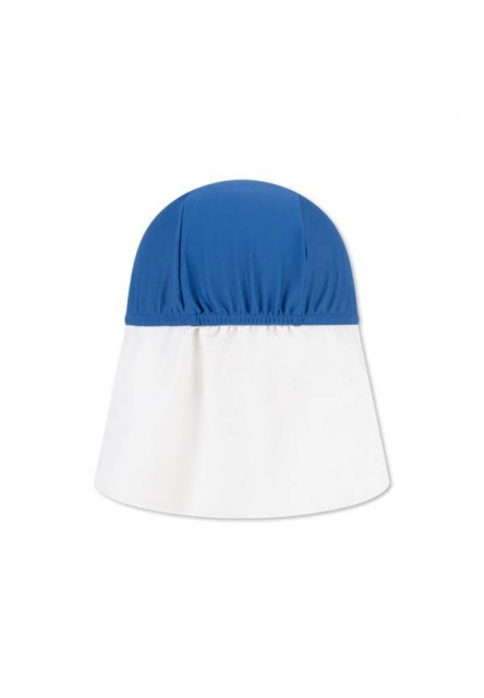 Plavkový klobúk s ochranou krku s UPF 50+ Modrý