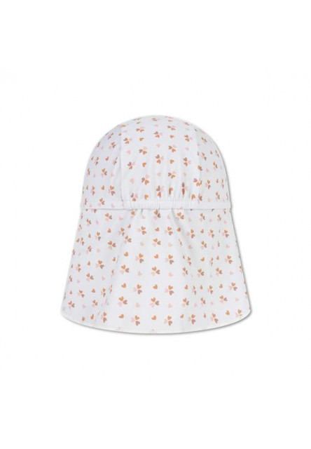 Plavkový klobúk s ochranou krku s UPF 50+ Cozy Hearts