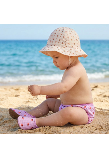 Plážový klobúk s UPF 50+ Cozy Hearts