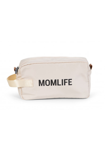 Toaletná taška Momlife Off White Black